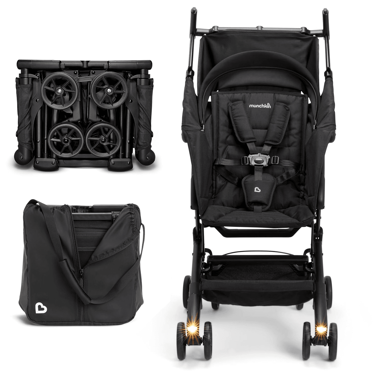 munchkin night owl travel stroller